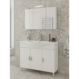 luna 100 white έπιπλο μπάνιου πλήρες σετ