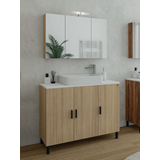 roma 100 slavonia oak set έπιπλο μπάνιου