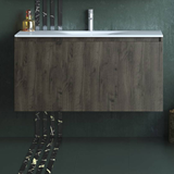 magnolia S 100 walnut, βάση επίπλου και νιπτήρας