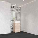 maiolica linen 7,5x30 glossy