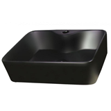 dolce black mat 48x38,5x14 νιπτήρας επικαθήμενος