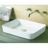 lungo como white 48,5x37,5x14 νιπτήρας επικαθήμενος