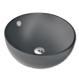 creso-21 mat grey Ø43,5x17 νιπτήρας επικαθήμενος