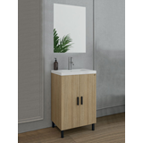 slim roma 60 slavonia oak set έπιπλο μπάνιου