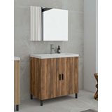 slim roma 70 amber baroque oak set έπιπλο μπάνιου