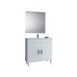 slim roma 80 λευκό set έπιπλο μπάνιου