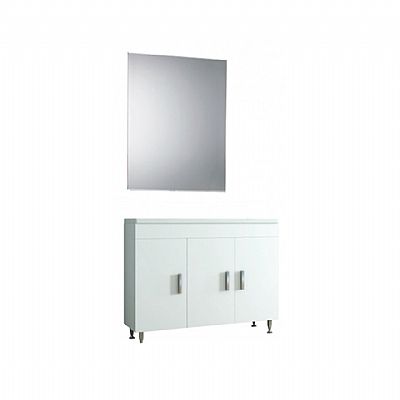 slim roma 100 white set έπιπλο μπάνιου