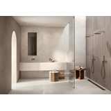 travertino cross bianco strutturato 120x120