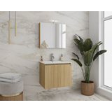 verona 60 slavonia oak set έπιπλο μπάνιου