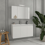 verona 100 white set έπιπλο μπάνιου