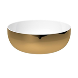 hidra sphere νιπτήρας πάγκου 44x17 gold white