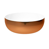hidra sphere νιπτήρας πάγκου 44x17 rose gold - white