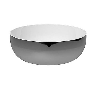 hidra sphere νιπτήρας πάγκου 44x17 platinum white