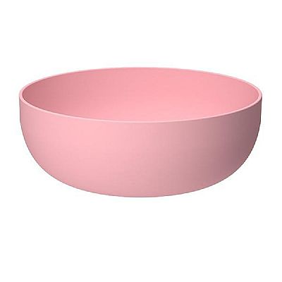 hidra sphere νιπτήρας πάγκου 44x17 rose matt