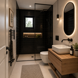 glossy black 20x20